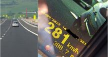 Stire din Eveniment : RECORD de viteză în România. Un şofer a fost prins cu 281 de km/h pe autostrada A1