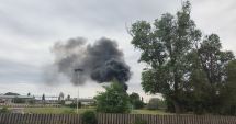 Stire din Eveniment : Incendiu de vegetație în curtea depoului CFR Palas – Constanța