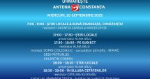 Stire din Actualitate : Programul zilei de miercuri, 10 septembrie, la Antena 3 Constanța
