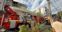 Stire din Eveniment : Întârzieri pe liniile 13 și 102 cauzate de intervenția pompierilor la incendiul de pe strada Soveja din Constanța