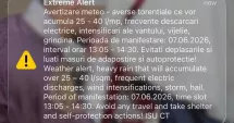 RO-Alert de vreme severă în Constanța. Sunt așteptate ploi torențiale, vijelii și grindină