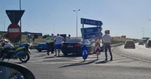 Stire din Eveniment : Două fetițe au ajuns la spital după un accident rutier la ieșirea de pe Autostrada A4, în sensul giratoriu de la Agigea