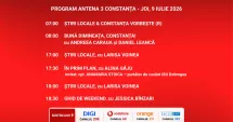 Stire din Actualitate : Programul zilei de miercuri, 9 iulie, de la Antena 3 Constanța