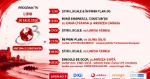 Stire din Actualitate : Programul zilei de luni, 20 iulie, de la Antena 3 Constanța