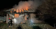 Stire din Eveniment : Incendiu la două anexe în Medgidia. În interior sunt patru butelii