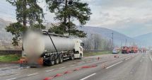 Stire din Eveniment : Alertă de risc chimic! Trafic rutier blocat pe DN1, în zona localității Comarnic