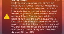 Stire din Eveniment : Mesaj RO-Alert transmis în zona de graniţă cu Ucraina, lângă Tulcea
