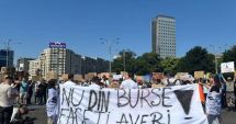 Stire din Cultură-Educație : Studenții protestează și astăzi împotriva măsurilor ministrului Educației. „Nu din burse strângi averi”