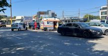 Stire din Eveniment : Accident rutier pe strada I. L. Caragiale. O persoană a fost transportată la spital