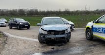 Accident cu trei autovehicule pe bulevardul Aurel Vlaicu