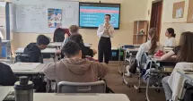 Stire din Social : Campanie de prevenire a consumului de alcool, la Liceul cu Program Sportiv „Nicolae Rotaru”
