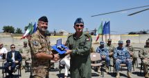 Stire din Eveniment : Ceremonie dedicată încheierii misiunii Forțelor Aeriene Italiene, dislocate la Baza 57 Aeriană Mihail Kogălniceanu