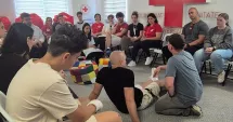 Stire din Social : Militarii americani și voluntarii Crucii Roșii Constanța, împreună pentru salvarea de vieți