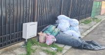 Depozitarea ilegală a deșeurilor pe domeniul public, sancționată de polițiștii locali