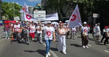 Stire din Social : Protest masiv în sănătate. Membrii Federației „Sanitas” intră în grevă japoneză