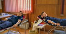 Stire din Social : Jandarmii constănţeni au donat, din nou, sânge, pentru persoanele aflate în suferinţă