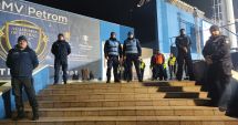 Jandarmii vor veghea la buna desfăşurare a meciului dintre F.C.V. Farul Constanța şi F.C. Rapid București