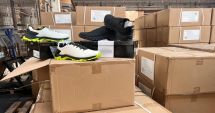 Pantofi în valoare de 600.000 de lei, confiscați în Portul Constanța