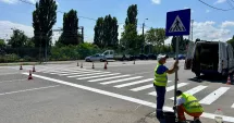 Trecerea de pietoni de la intersecția bulevardului I. C. Brătianu cu strada Corbului a fost relocată