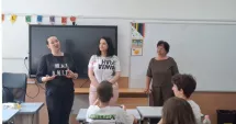 Stire din Cultură-Educație : Elevii de la Școala Gimnazială nr. 8 au învățat să se protejeze de traficul de persoane