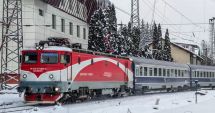 Stire din Social : Trenurile circulă în condiții de iarnă, din cauza vântului puternic și a ninsorii