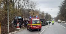 Stire din Eveniment : Cisternă cu MOTORINĂ, RĂSTURNATĂ pe un drum din județul Constanța