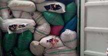 Container cu tone de deşeuri textile, returnat în Indonezia