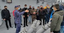 Militarii din Republica Moldova, în vizită la navele militare din Portul Constanța