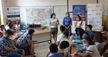 Stire din Eveniment : Polițiștii au vizitat copiii aflați în vacanță în taberele din Costinești