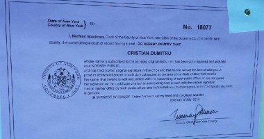 Acte medicale privind sănătatea lui Nicușor Constantinescu, apostilate de Departamentul de Stat al SUA / Galerie foto - 5