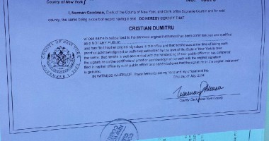 Acte medicale privind sănătatea lui Nicușor Constantinescu, apostilate de Departamentul de Stat al SUA / Galerie foto - 10