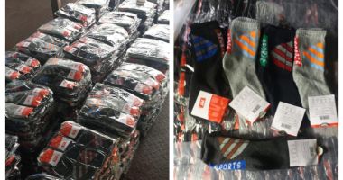 Stire din Eveniment : Bunuri contrafăcute, în valoare de peste 440.000 lei, confiscate în Portul Constanța Sud Agigea