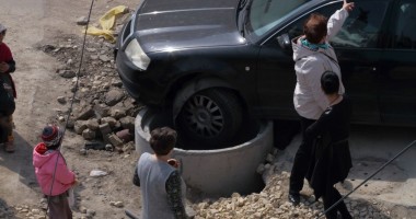 GALERIE FOTO / Pățania unei șoferițe ghinioniste, în Zona Peninsulară - 3
