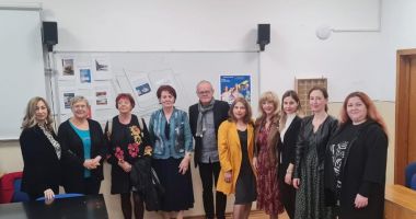 GALERIE FOTO. Scriitorul Hervé Bellec față-n față cu elevii Liceului Teoretic ”Ovidius” - 2