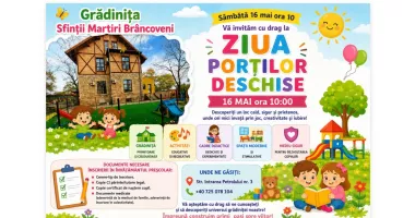 Stire din Social : Ziua Porților Deschise la Grădinița „Sfinții Martiri Brâncoveni” – un pas important pentru viitorul copilului dumneavoastră