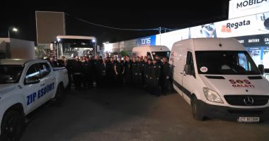 Stire din Social : Peste 50 de agenți Zip Escort alături de voluntari au plecat în această dimineață către Galați să ajute la curățarea caselor celor afectați de inundații