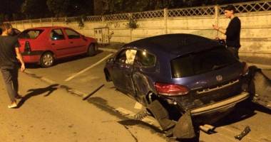 Galerie foto. Accident rutier spectaculos în Constanța. IMPACT TERIBIL! - 2