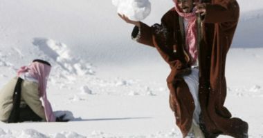 Fenomen rar: ninge în deșert! VEZI IMAGINI! - 2