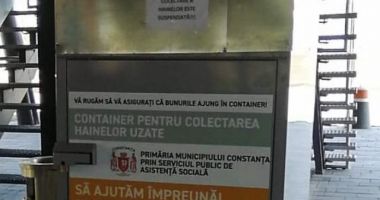 Direcția Generală de Asistență Socială nu mai primește haine la cele cinci containere din oraș