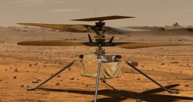 Stire din Tehnologie : Microelicopterul Ingenuity trimis pentru a zbura în atmosfera planetei Marte, a fost testat cu succes
