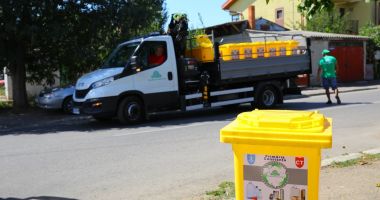 Străzile pe care sunt distribuite pubelele galbene