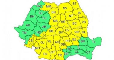 Avertisment ANM. Cod galben de ploi în aproape toată țara - 2