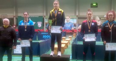 Elena Zaharia, de la LPS Constanţa, a cucerit Cupa României la tenis de masă