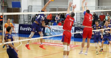 Stire din Sport : Volei / Dublă înfrângere. CSA Steaua Bucureşti, eliminată de ACH Volley Ljubljana din Cupa Challenge