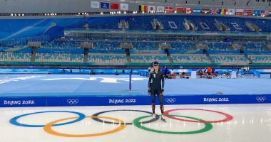 Stire din Sport : Olimpism / Patinatoarea Mihaela Hogaș, încântată de ovalul de gheață în care se vor desfăşura Jocurile Olimpice 2022