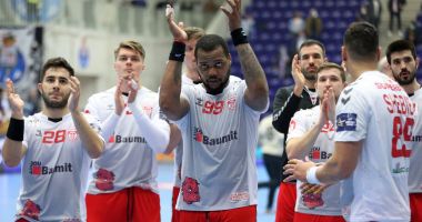 Stire din Sport : Handbal / CS Dinamo a surclasat Focşaniul şi se pregăteşte să sărbătorească un nou titlu de campioană a României