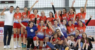 Stire din Sport : Speranţele Academiei de Volei Tomis, medaliate cu bronz la Campionatul Naţional