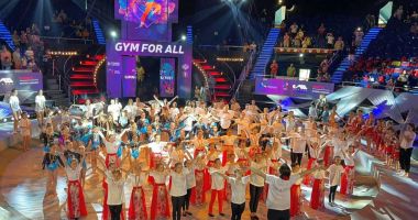 Stire din Sport : Gimnastică / Peste 300 de participanți, la startul primei ediții a Festivalului Național de Gimnastică pentru Toți