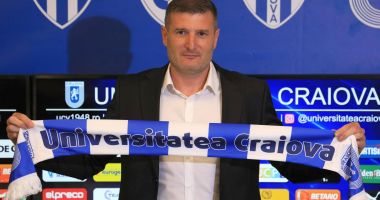 Stire din Sport : Fotbal / Laszlo Balint, noul antrenor principal al Universităţii Craiova