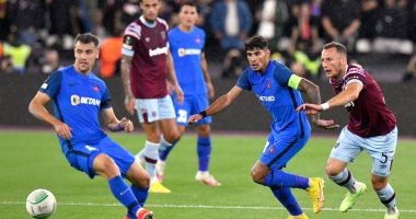 Fotbal, Conference League / FCSB, răpusă după pauză de West Ham. Dică: „Am făcut cadou acel penalty”